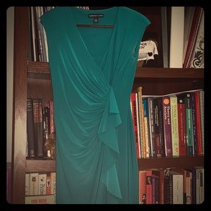 American Living teal/aqua cocktail dress